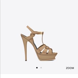 Yves Saint Laurent nude sexy shoe